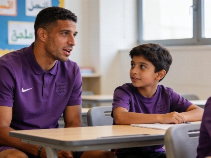 Al Ain stars take their message to the classroom UAE Cue Sports