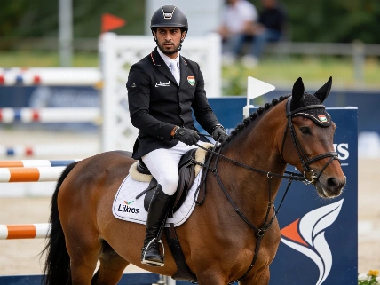Mohamed Saeed Al Ghareer Wins One-Star Showjumping at Oplabbeek
