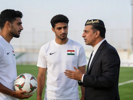 Gulf Football Federation chief visits UAE camp in Jeddah UAE Cue Sports