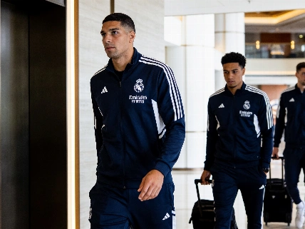 Real Madrid arrive in Abu Dhabi for European basketball Super Cup