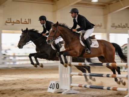 Sharjah Riders Share Opening UAE Longines League Victory UAE Cue Sports