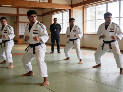 UAE judo team splits for final push ahead of Asian Games draw